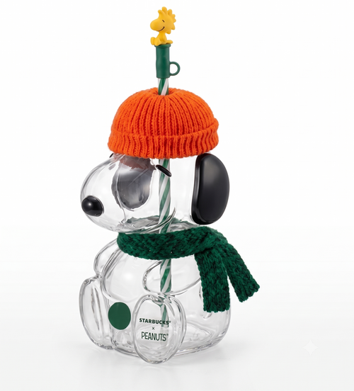Limited edition Snoopy glass cup