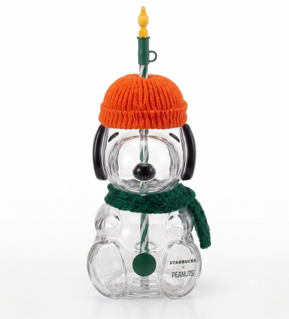 Limited edition Snoopy glass cup