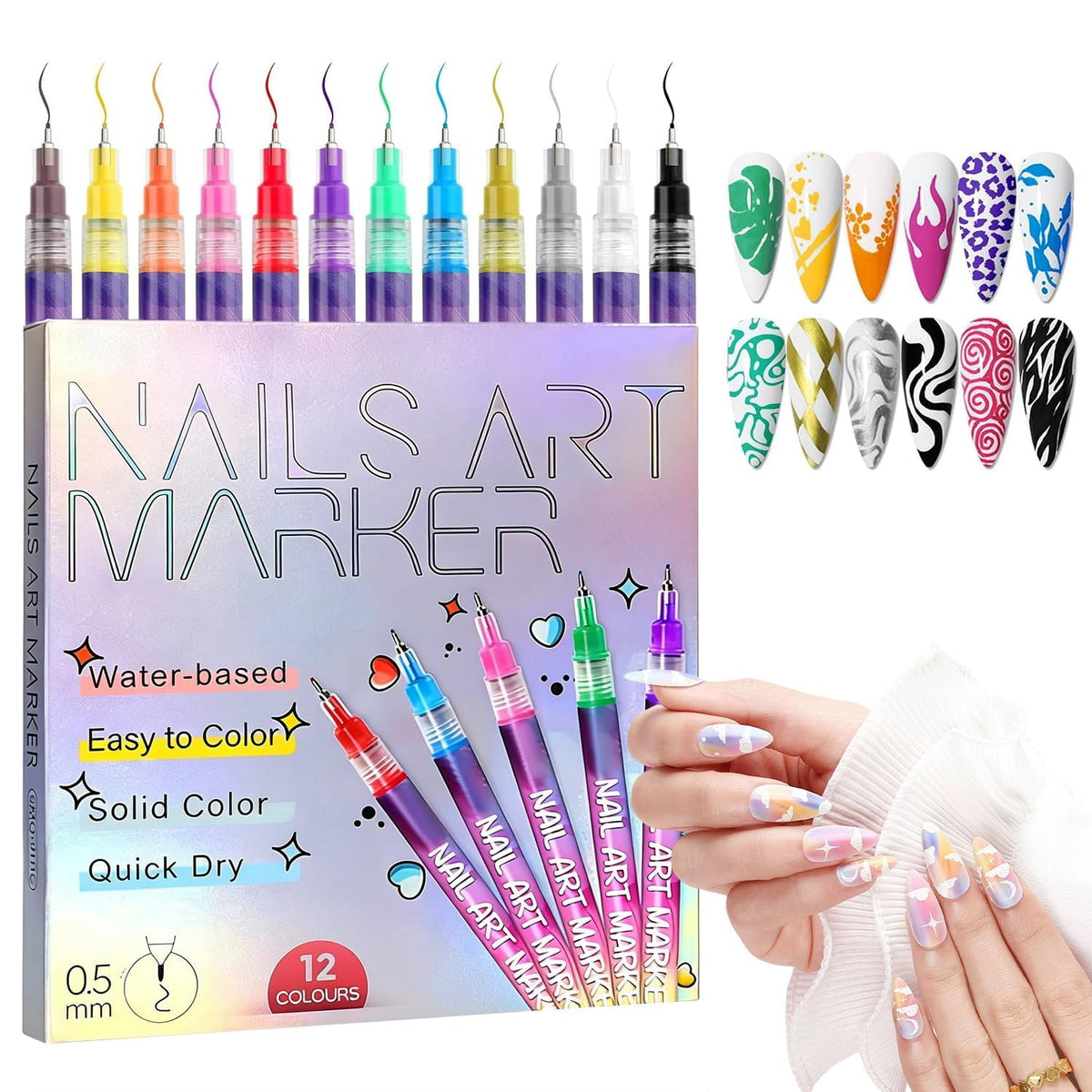 Nail Art Pen Set