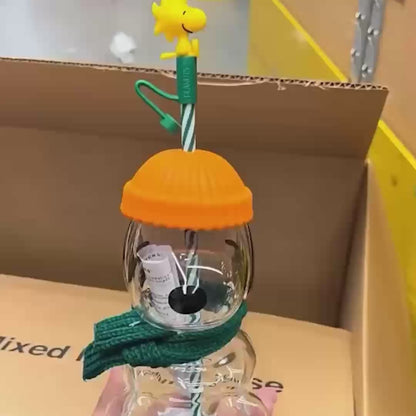 Limited edition Snoopy glass cup