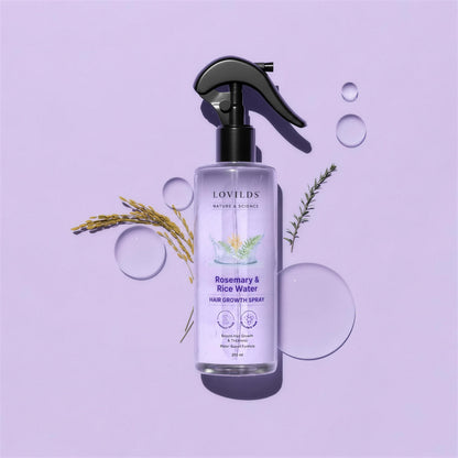 Rosemary & Rice Water Hair Spray