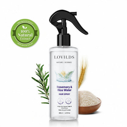 Rosemary & Rice Water Hair Spray